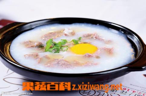 窝蛋牛肉粥做法 窝蛋牛肉粥做法图片