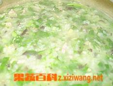 胡萝卜泥青菜肉末菜粥（青菜胡萝卜粥图片）