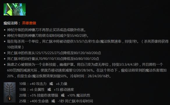 《DOTA2》7.0版新瘟疫法师NEC打法攻略（dota2瘟疫法师最新版本）