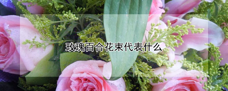 玫瑰百合花束代表什么 粉玫瑰百合花束代表什么