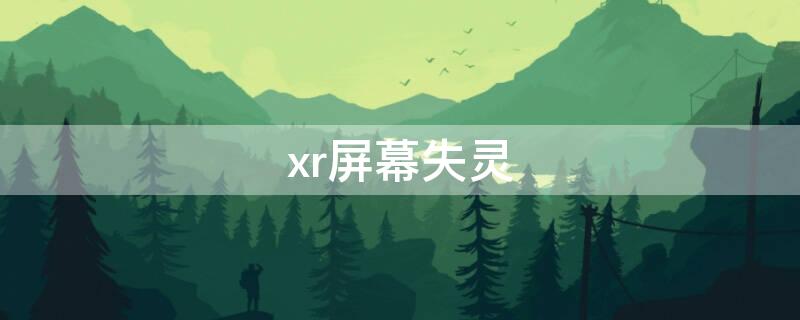 xr屏幕失灵（xr屏幕失灵无法滑动关机）