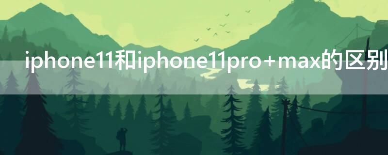 iPhone11和iPhone11pro