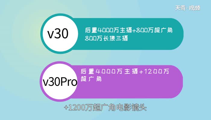 荣耀v30和v30pro区别