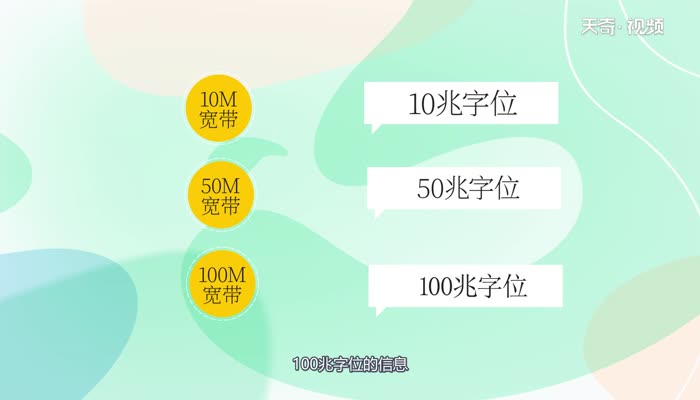 100兆的网速是多少