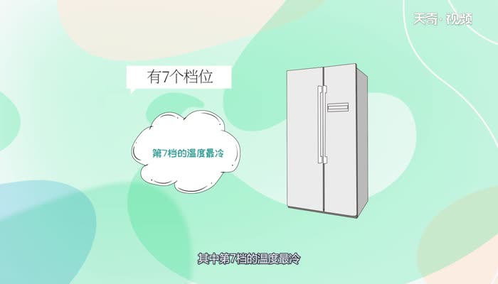 冰箱1234567哪个冷