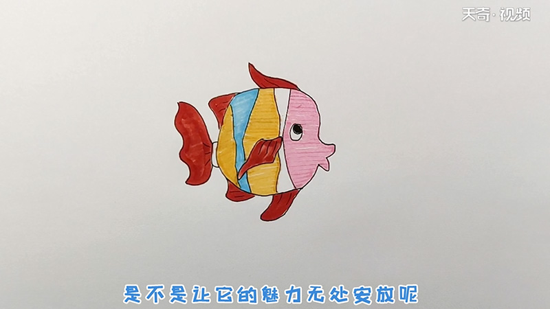 小丑鱼简笔画