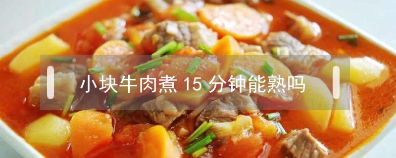 小块牛肉煮15分钟能熟吗（一小块牛肉煮多久能熟）