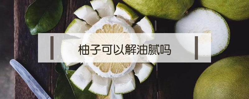 柚子可以解油腻吗 西柚解油腻吗