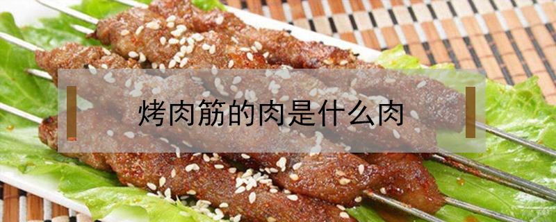 烤肉筋的肉是什么肉（徐州烤肉筋的肉是什么肉）