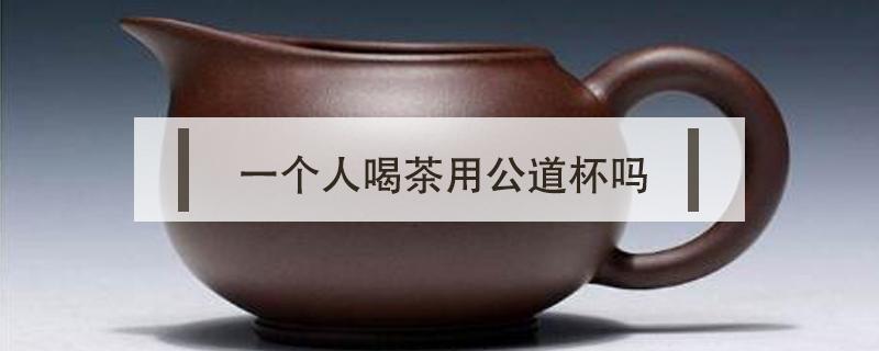 一个人喝茶用公道杯吗 一壶一茶可以用一个公道杯吗