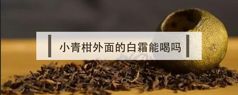 小青柑外面的白霜能喝吗（小青柑皮有白霜能喝吗）