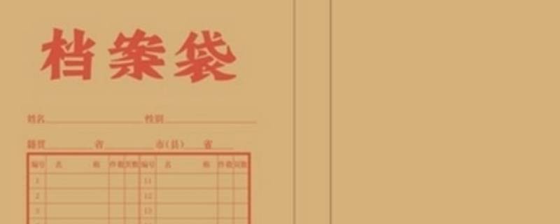 档案里有什么（个人档案里有什么）