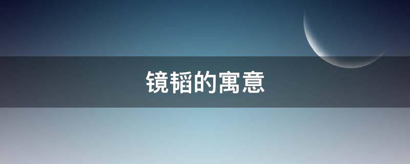 镜韬的寓意 韬寓意这个字