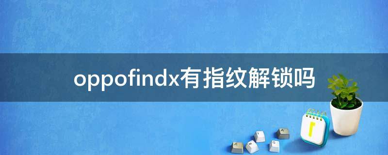 oppofindx有指纹解锁吗（oppo findx有指纹解锁吗）