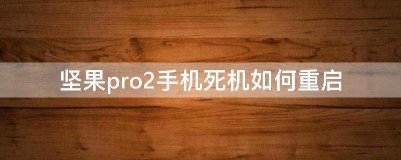 坚果pro2手机死机如何重启（坚果pro2重启卡死）