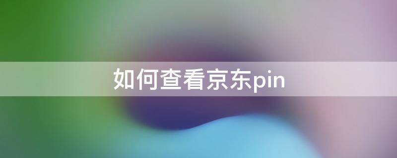 如何查看京东pin（如何查看京东评价的商品）