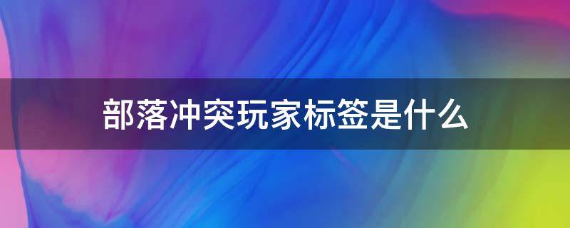 部落冲突玩家标签是什么 部落战争玩家标签是什么