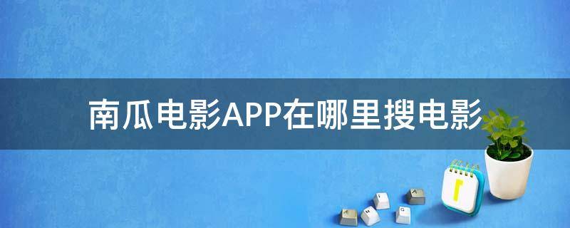 南瓜电影APP在哪里搜电影 南瓜电影哪里可以搜索