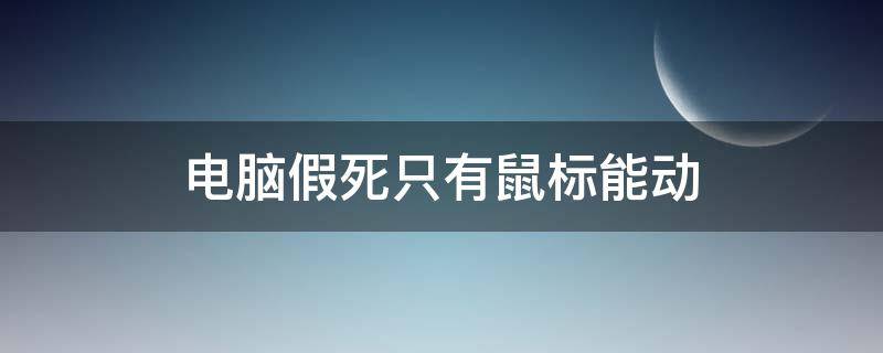 电脑假死只有鼠标能动 win11开机后电脑假死只有鼠标能动