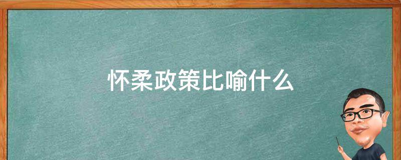 怀柔政策比喻什么（怀柔政策的意思）