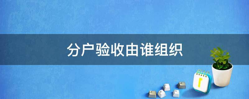 分户验收由谁组织 分户验收由谁组织那方单位填写资料