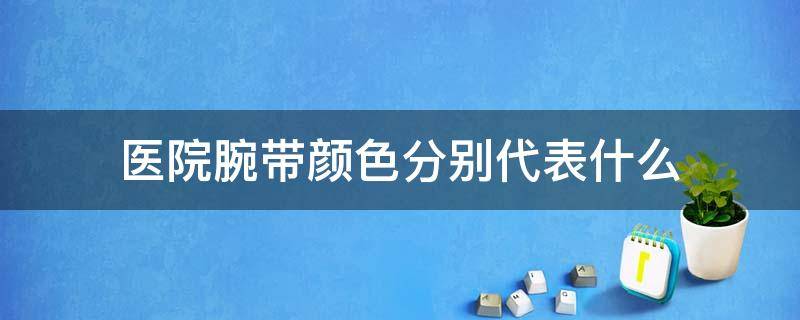 医院腕带颜色分别代表什么（医院里戴的腕带的颜色划分等级）