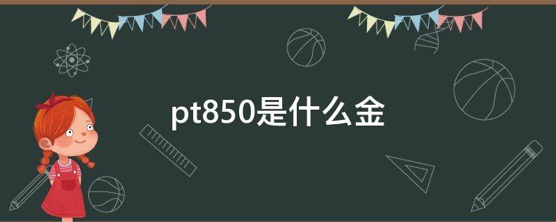 pt850是什么金 pt850是什么金多少钱