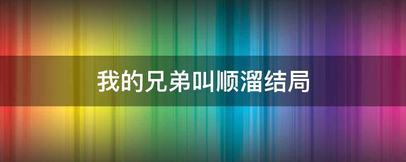 我的兄弟叫顺溜结局 我的兄弟叫顺溜结局令人气愤