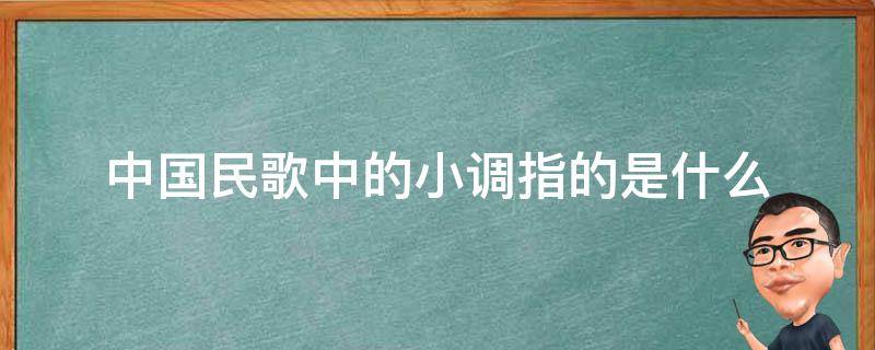 中国民歌中的小调指的是什么（中国民歌里的小调是指）