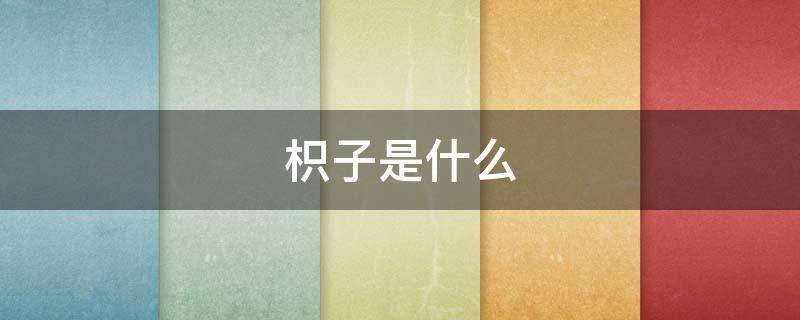 枳子是什么（枳子是什么水果）