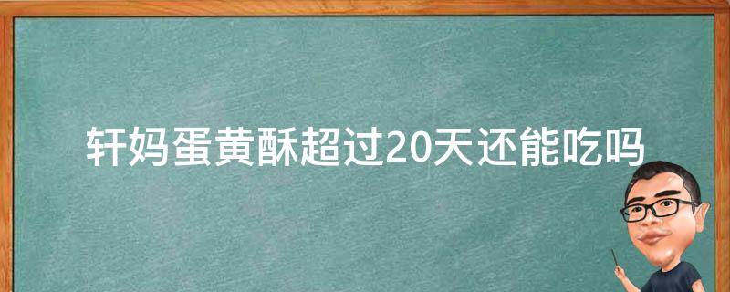 轩妈蛋黄酥超过20天还能吃吗 轩妈蛋黄酥过期二十天