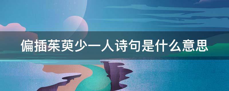 偏插茱萸少一人诗句是什么意思 2021年属马狗人的全年运势