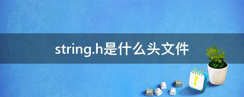 string.h是什么头文件 调用头文件string.h的语句是____ ____