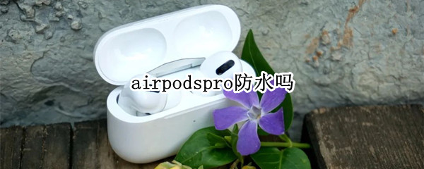 airpodspro防水吗 苹果耳机airpodspro防水吗