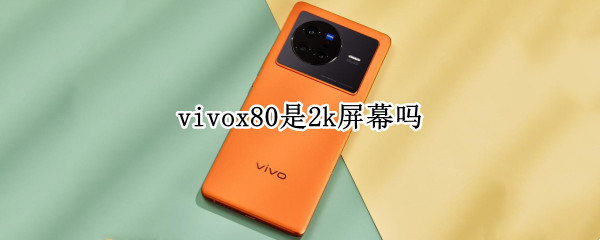 vivox80是2k屏幕吗 vivox20是2k屏幕吗