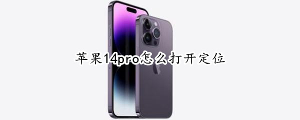 苹果14pro怎么打开定位（苹果12pro怎么打开定位）