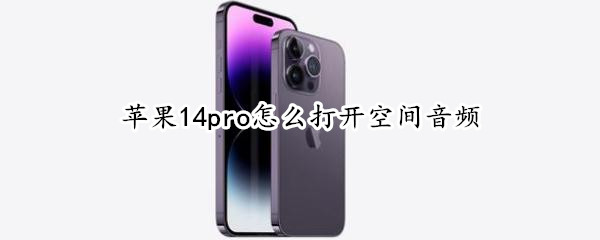 苹果14pro怎么打开空间音频（iphone12promax空间音频怎么设置）