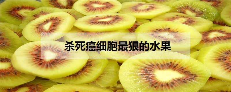 杀死癌细胞最狠的水果 杀死癌细胞最狠的水果它是第一名