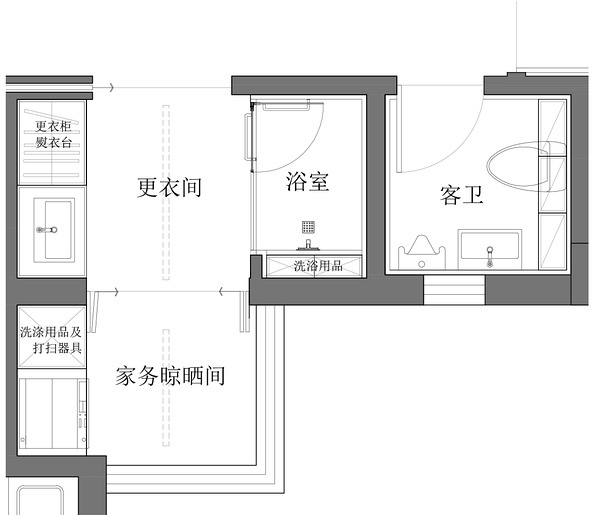 家务间布局设计（去家务设计）