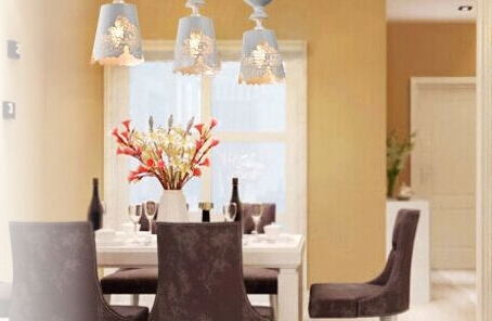 餐厅吊灯怎么安装，才更聚光 餐厅的吊灯和客厅的吊灯怎么配装