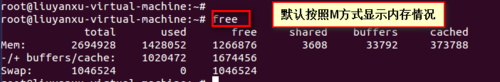 linux下free命令如何使用 linux free详解