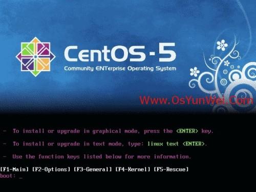 CentOS 5.10 服务器系统安装配置图解教程