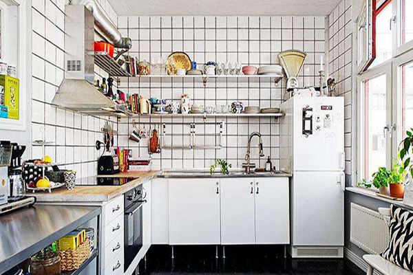 小厨房橱柜的逆袭布局盘点 小厨房柜子效果图大全2014图片