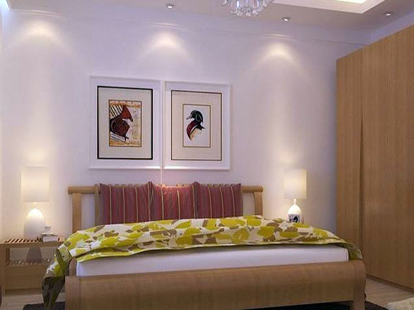 如何将卧室床头背景墙装饰的美观 卧室床头背景墙墙布效果