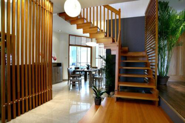 楼梯选材之木质解析 打造家居清新感