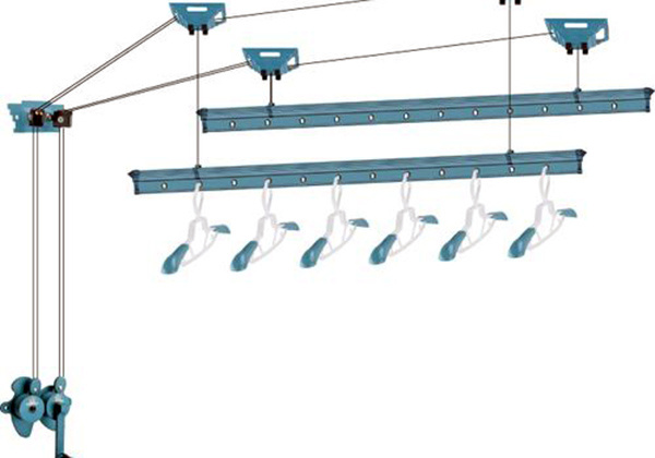 升降式晾衣架十分享（升降晾衣架用法）