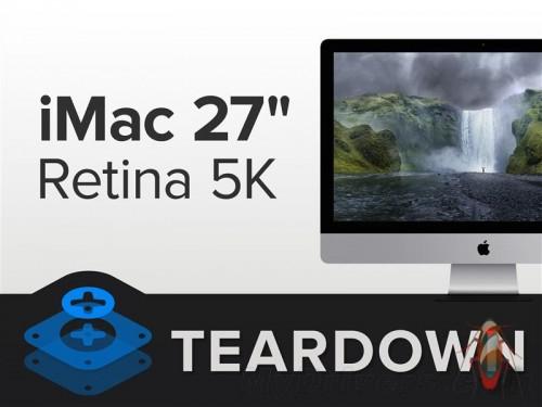 5K显示屏好修吗?27英寸新iMac真机拆解/图