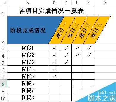 excel表格中怎么制作倾斜的表头