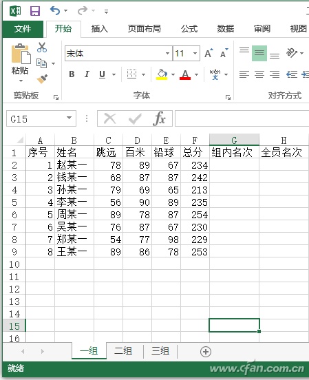 Excel2016如何使用RANK函数实现组内排名（excel使用rank函数进行排名）