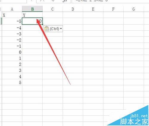 Excel2016要怎么绘制函数图像